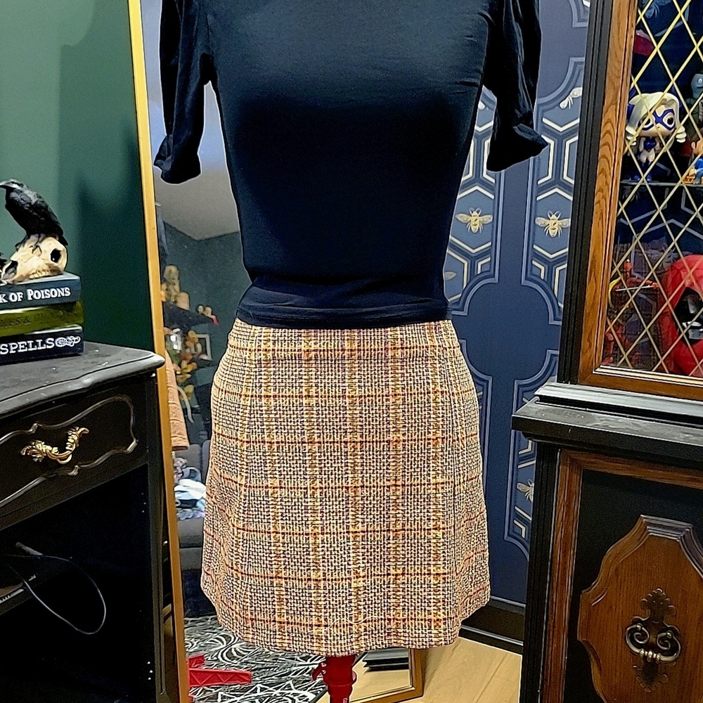 Urban Renewal Multicolor Plaid Mini Skirt